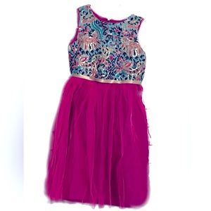 A.T.U.N. pink tulle dress 7-8